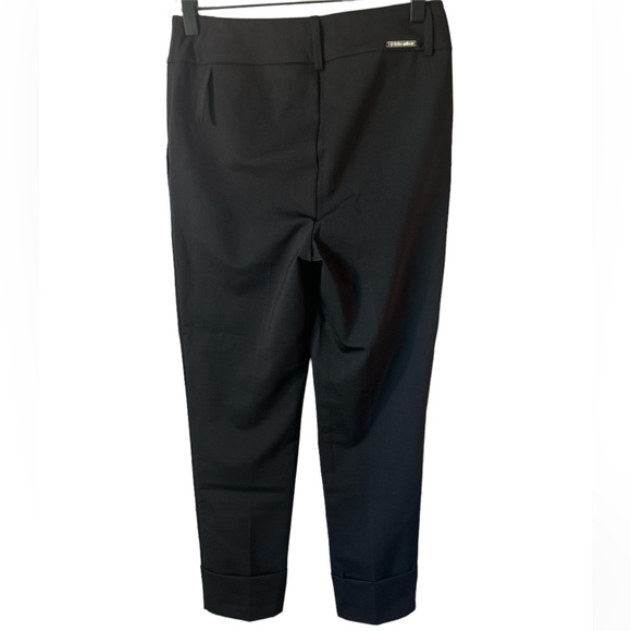 NWT ILTM I Love Tyler Madison Black Mid Rise Cuffed Hem Pants SZ XS Pull On - Picture 2 of 11